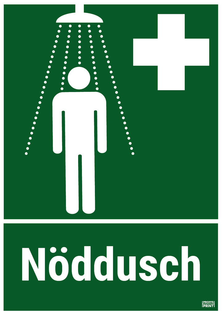 nodskyltar- Nöddusch